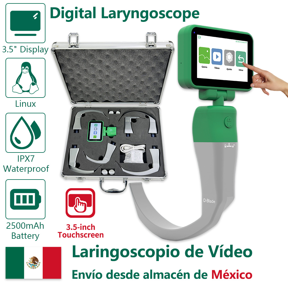 Home Cooking Videos - Laringoscópio de vídeo com tela sensível