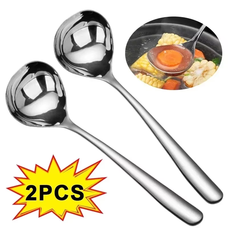 Home Cooking Services - Colher de aço inoxidável com cabo