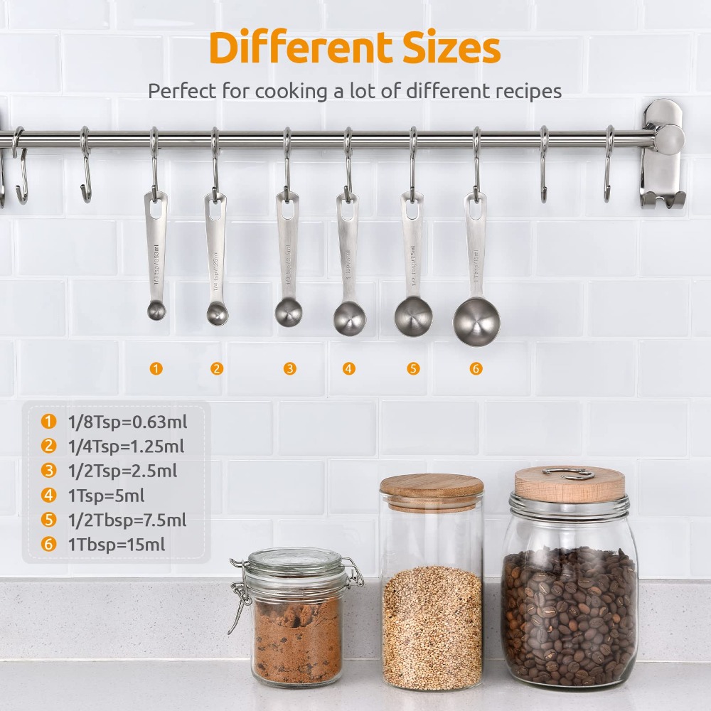 Colher medidora de aço inoxidá - Home Cooking Set avaliação e preço