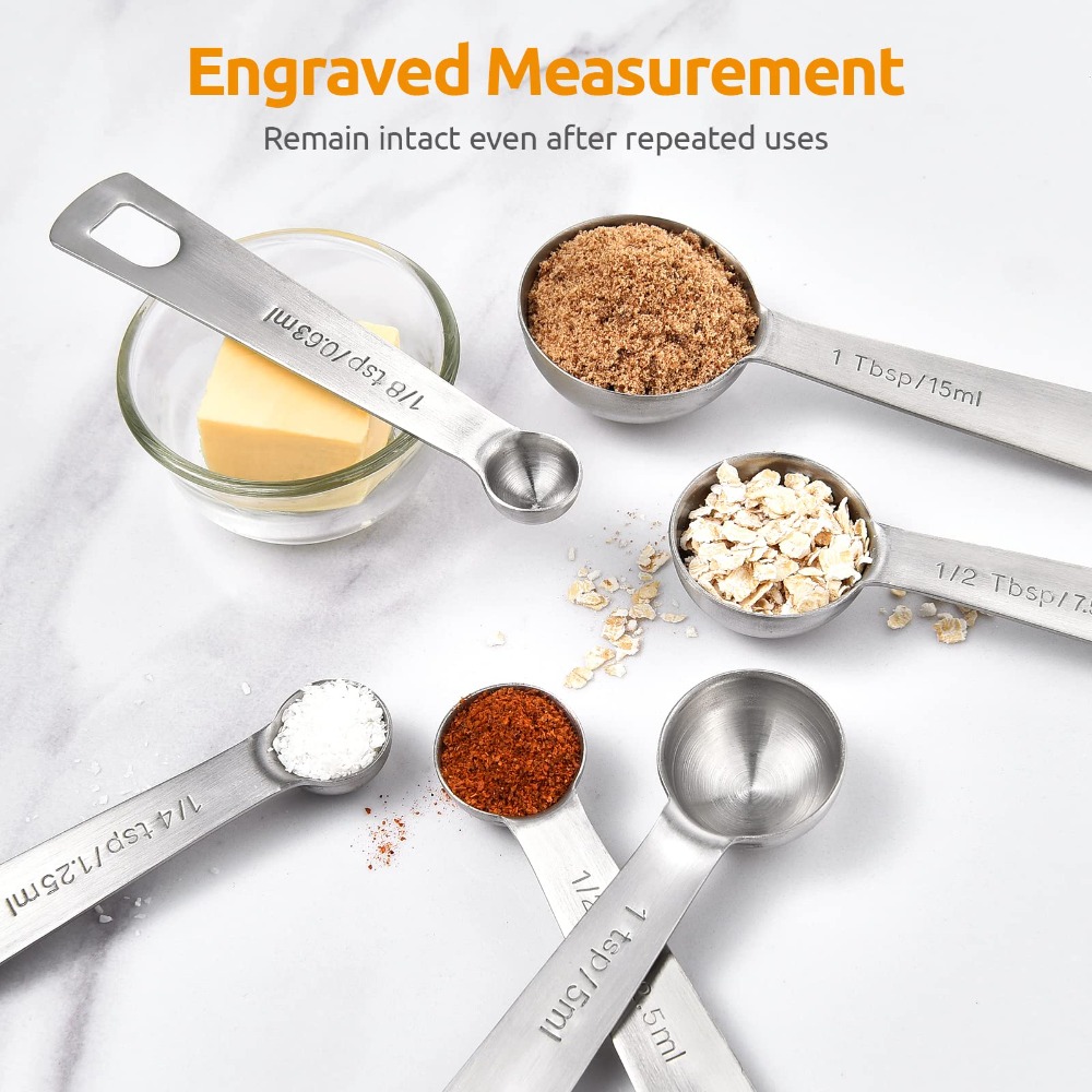 Colher medidora de aço inoxidá - Home Cooking Set avaliação e preço