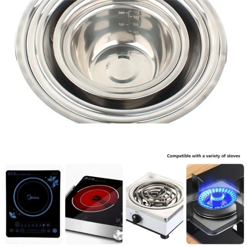 Tigelas portáteis de aço inoxi - Home Cooking Services avaliação e preço