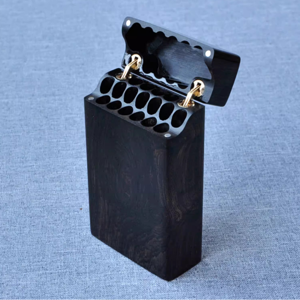 Estojo de Cigarros Portátil em - Smoker Box Wood Chip avaliação e preço