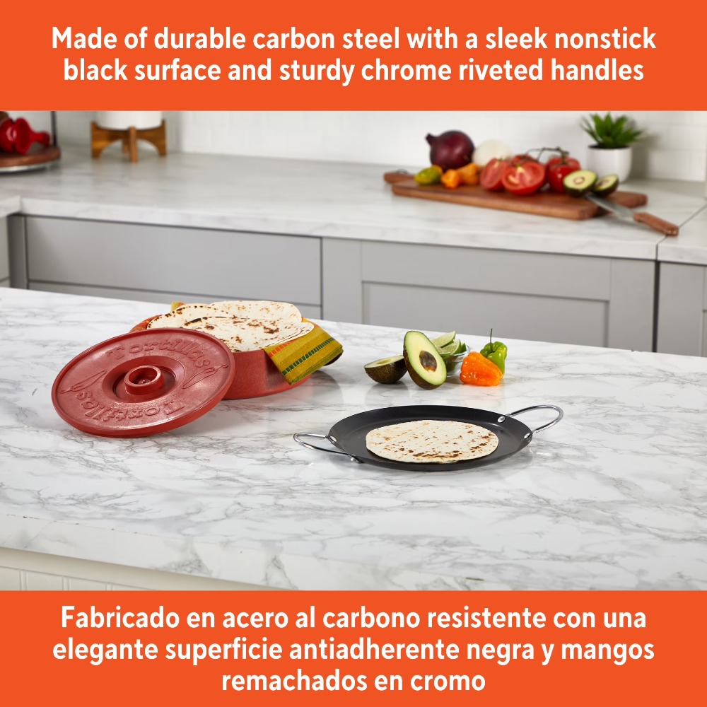 Chapa Redonda Antiaderente de  - Comal Griddle Round avaliação e preço